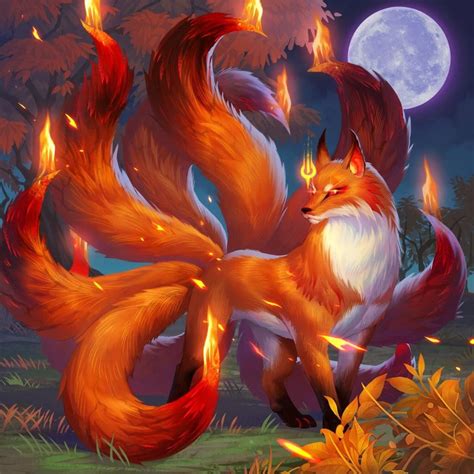 Nine tailed fox wallpaper – Artofit