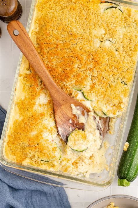 Zucchini Casserole - Amanda's Cookin' - Vegetables