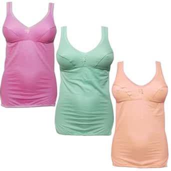 Buy SoftAura Women Cotton Camisole Tank Top Combo | Non Padded ...