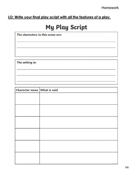 Writing Play Script Worksheet 的图像结果