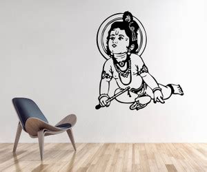 Littlebuds Baby Krishna Medium Vinyl Wallstickers (65 cm x 75 cm) Price ...