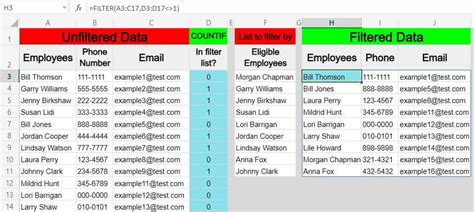 Excel Filtered List View 的图像结果