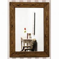 Image result for Rustic Wood Wall Mirror