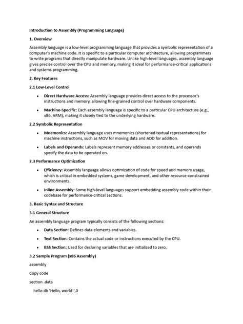 Assembly Language Guide 的图像结果