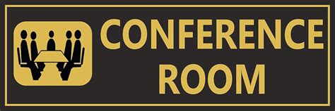 CONFERENCE ROOM SIGN BOARD 12 X 4 INCH : Amazon.in: Office Products