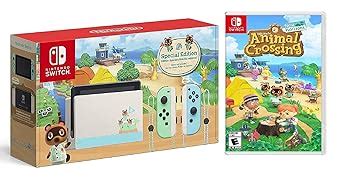 Nintendo Switch - Animal Crossing: New Horizons Edition With Animal ...
