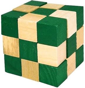 Rls Solutions Wooden Rubik's Cube Box cum Paper Weight - Green - Wooden ...