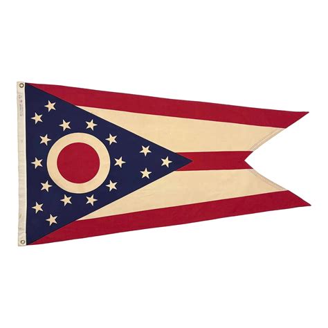 Vintage Cotton State Flag of Ohio | Chairish