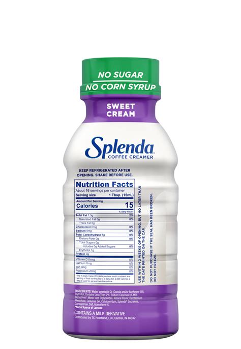 Splenda® Sweet Cream Coffee Creamer 12/8oz Bottles - Splenda®