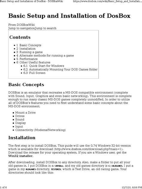 DOSBox Setup 的图像结果