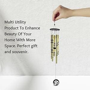 Ripe India® Feng Shui Om Vastu Five Pipe Wind Chime for Balcony Window ...