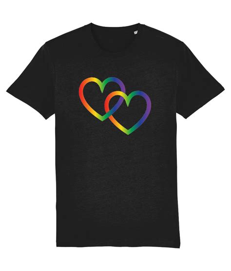 2 Hearts LGBT, Pride T-shirts - Monkey NO Speak