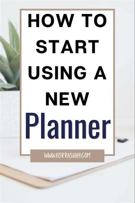 Image result for Start Planner How To
