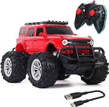 Wembley Monster Truck Remote Control Car for Kids Rechargeable Rc Car ...