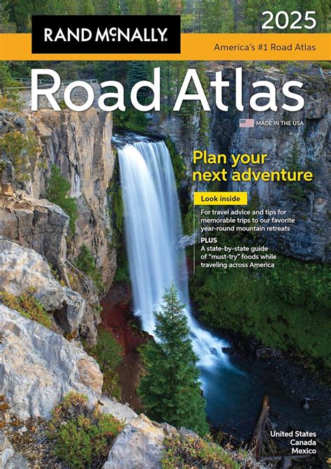 Rand McNally 2025 Road Atlas: United States, Canada, Mexico (Rand ...