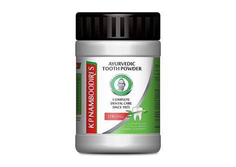 Buy K.P. NAMBOODIRI S Tooth Powder-Strong - 80 Gram (Ayurvedic ...