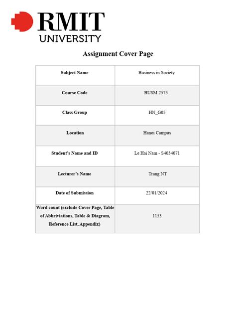 Image result for Assignment Cover Page. Examples