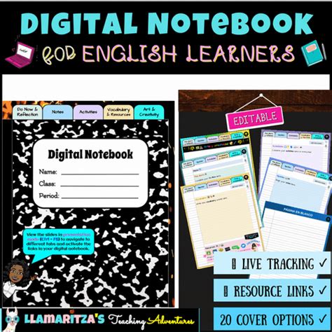 Image result for English Page Digital Notebook