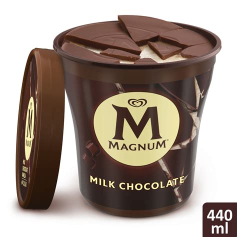 Milk Chocolate Vanilla Ice Cream Tub Magnum Ice Cream, 42% OFF