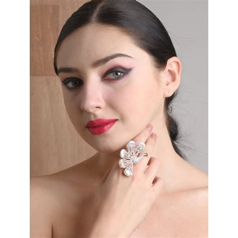 Buy Odette Gold Metal Ring Online