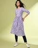 Buy Purple Kurtas for Women by Acai Online | Ajio.com