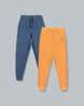 Buy Blue & Brown Track Pants for Boys by Kiddopanti Online | Ajio.com