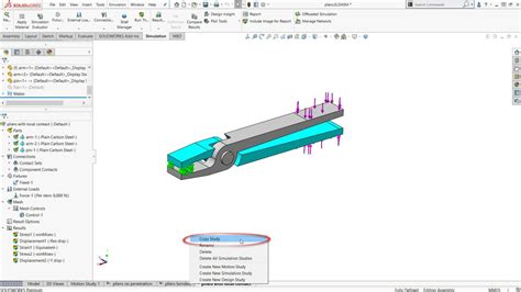 Image result for Where Is the Simulation Study Tree in SolidWorks