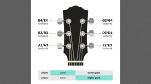 Image result for 12 String Guitar Tuning Chart