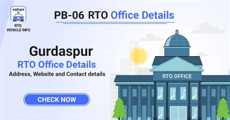 Gurdaspur RTO Office Details – Address, Services & Contact Details