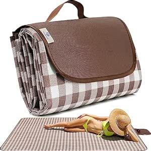 Picnic Mat Blanket, Beach Mat, Outdoor Foldable Water-Resistant ...