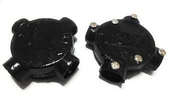 E Electrika Metal Junction Box 4 Way 25 MM (Pack Of 2) : Amazon.in ...