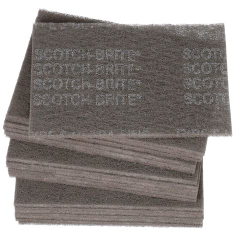 3M Scotch-Brite Ultra Fine Hand Pad 07448, Silicon Carbide, 6" Width x ...