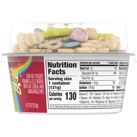 Lucky Charms Nutrition Facts
