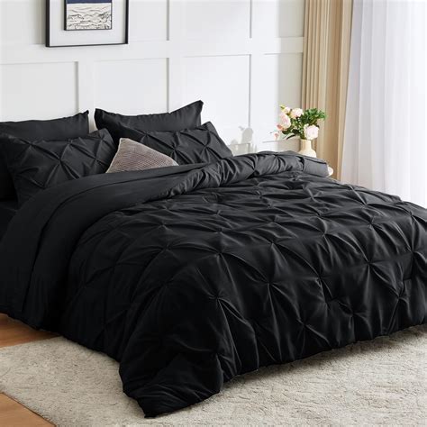 Amazon.com: CozyLux California King Comforter Set - Cal King Bed Set 7 ...