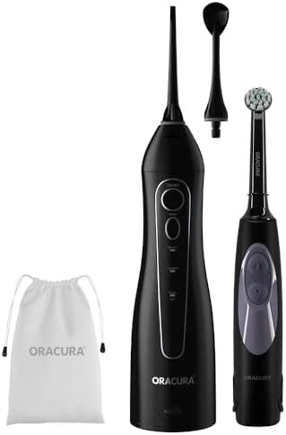ORACURA® OC150 Smart Water Flosser LITE + OB100 Oscillating Toothbrush ...