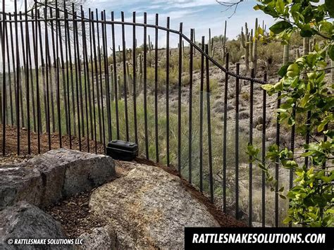 Snake Fence and Arizona Rattlesnake Prevention Fencing Installation ...