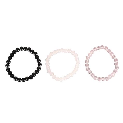 Buy NVR Marbel crystal bracelet combo pack of 3 at Amazon.in