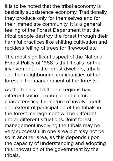 essay on life of people living in the forest - Brainly.in