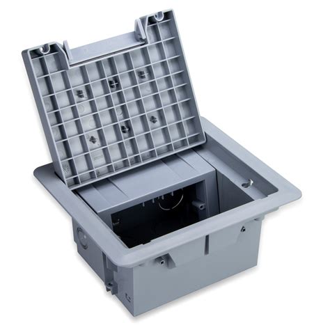 Floor box with reversing cover, 4 mod - Master