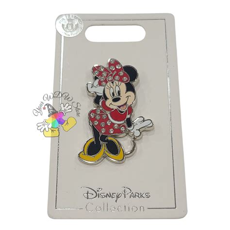 Disney Pin - Minnie Mouse - Classic Pose - Jeweled