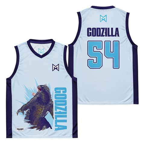 Monsterverse Godzilla x Kong: Team Godzilla 54 Basketball Jersey
