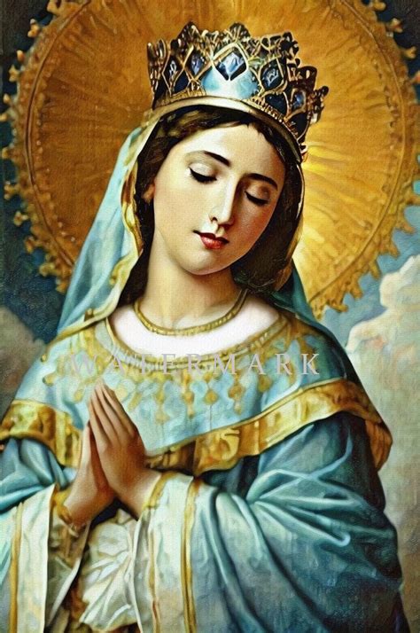 Mother Mary Painting _ Famous Paintings Of The Virgin Mary – XJGO