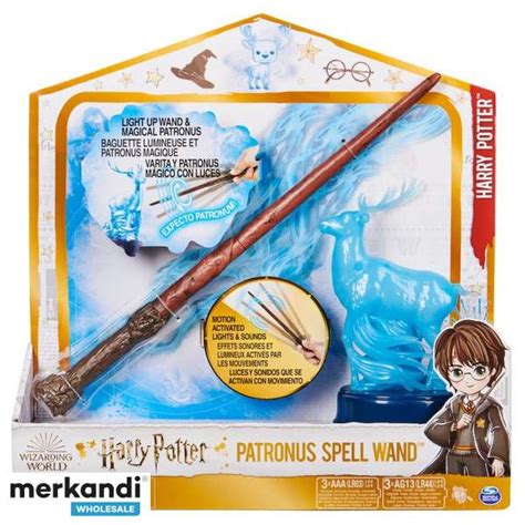 Wizarding World Harry Potter Wand of Harry Potter with Patronus Figure ...