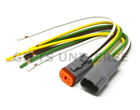 Deutsch DT 4-pin Pigtail Kit 14AWG Pure Copper GPT Wire (Made in USA ...