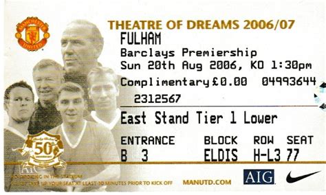 1990s ONWARDS FOOTBALL MATCH TICKETS VARIOUS CLUBS | Ubuy India