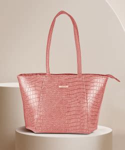 Buy Caprese Women Pink Tote Salmon Online @ Best Price in India ...