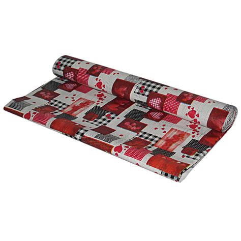 Kuber Industries Heart Design PVC Wardrobe Kitchen Drawer Shelf Mat ...