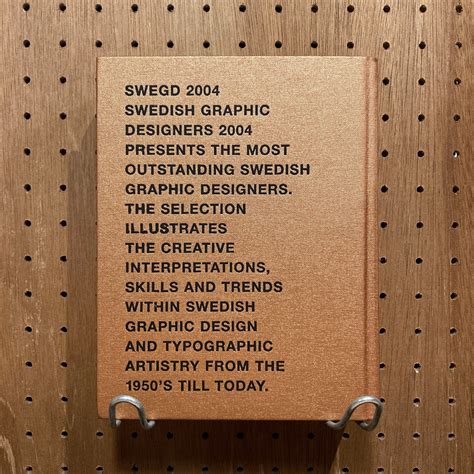 Swedish Graphic Designers 2004 | 百年