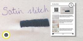 How To Do The Back Stitch Instruction Pack