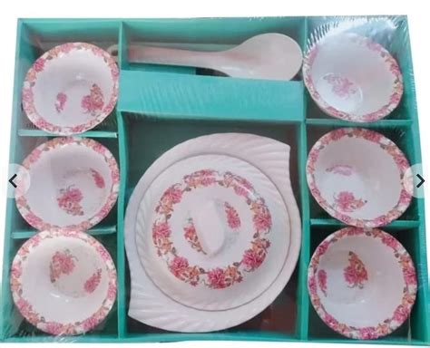 Quinton Pack of 9 Melamin 9 Piece Dinner Set Dinner Set (White ...